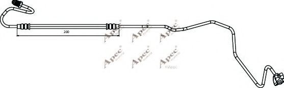 APEC braking HOS3883 Тормозной шланг для PEUGEOT 308