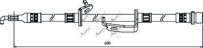 APEC braking HOS4126 Тормозной шланг для TOYOTA RAV4