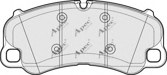 APEC braking PAD2019 Тормозные колодки для PORSCHE