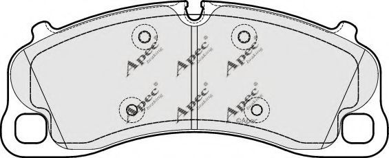 APEC braking PAD2021 Тормозные колодки для PORSCHE