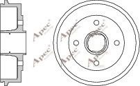 APEC braking DRM9194 Тормозной барабан для HYUNDAI LANTRA