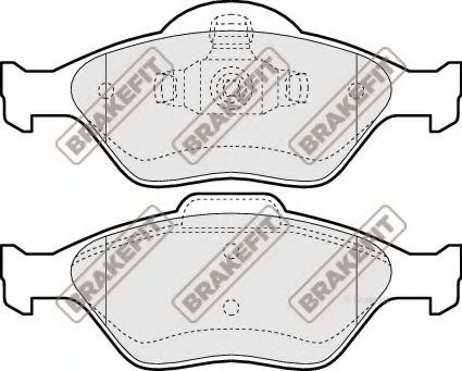 APEC braking PD3048 Тормозные колодки для FORD STREET KA