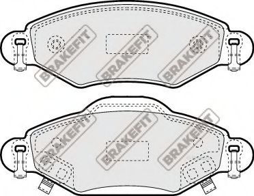 APEC braking PD3073 Тормозные колодки APEC BRAKING для TOYOTA