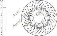 APEC braking DSK3127 Тормозные диски для PORSCHE