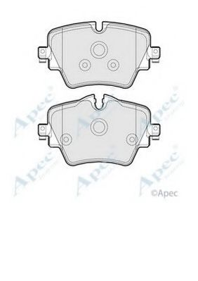 APEC braking PAD2050 Тормозные колодки для MINI