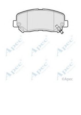 APEC braking PAD2076 Тормозные колодки для JEEP
