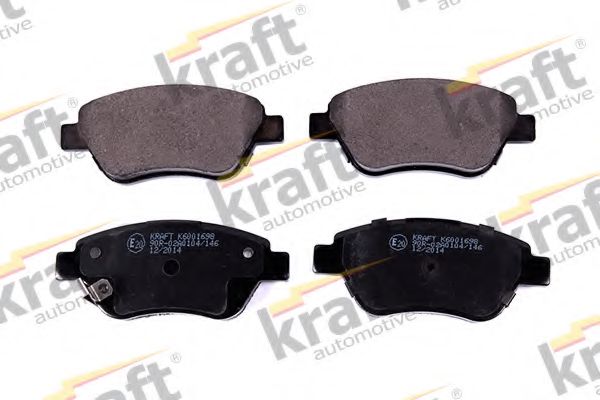 KRAFT AUTOMOTIVE 6001698 Тормозные колодки KRAFT AUTOMOTIVE для OPEL