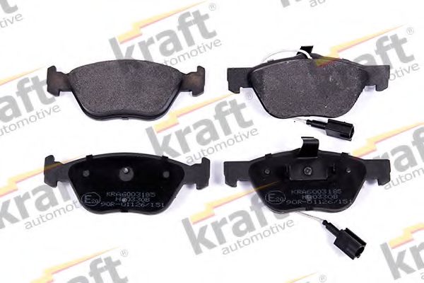 KRAFT AUTOMOTIVE 6003185 Тормозные колодки KRAFT AUTOMOTIVE для FIAT