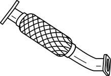 SIGAM 25205 Труба выхлопного газа 