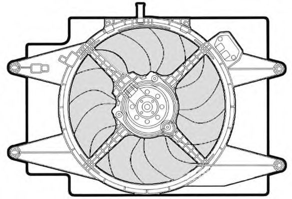 CTR 1209500 Вентилятор системы охлаждения двигателя CTR 