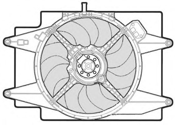CTR 1209501 Вентилятор системы охлаждения двигателя CTR 