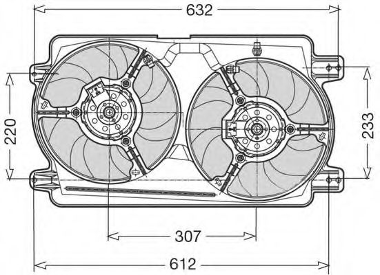CTR 1209514 Вентилятор системы охлаждения двигателя CTR 
