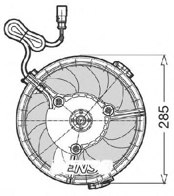 CTR 1209522 Вентилятор системы охлаждения двигателя CTR 