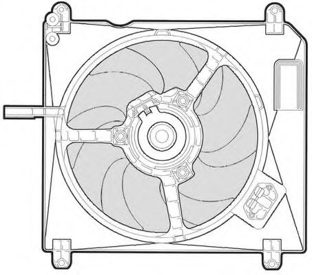 CTR 1209536 Вентилятор системы охлаждения двигателя CTR 