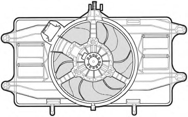 CTR 1209547 Вентилятор системы охлаждения двигателя CTR 