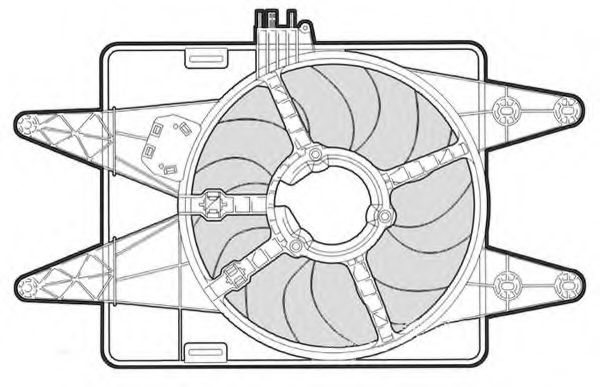 CTR 1209549 Вентилятор системы охлаждения двигателя CTR 
