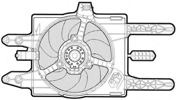 CTR 1209557 Вентилятор системы охлаждения двигателя CTR 