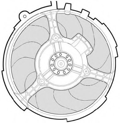 CTR 1209575 Вентилятор системы охлаждения двигателя CTR 