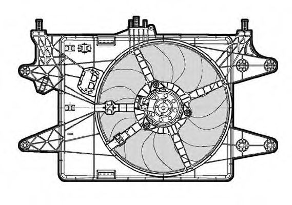 CTR 1209586 Вентилятор системы охлаждения двигателя CTR 