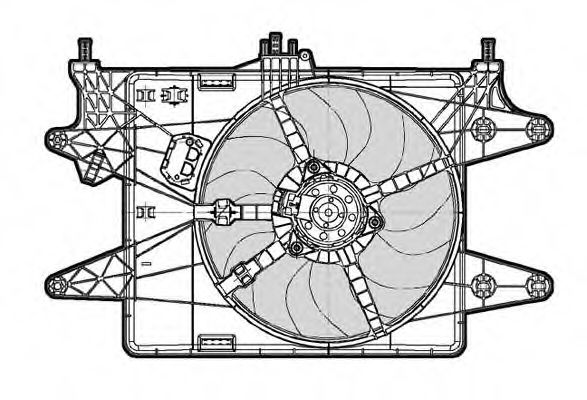 CTR 1209587 Вентилятор системы охлаждения двигателя CTR 