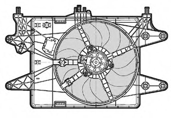 CTR 1209588 Вентилятор системы охлаждения двигателя CTR 