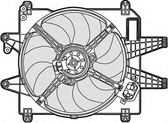 CTR 1209593 Вентилятор системы охлаждения двигателя CTR 