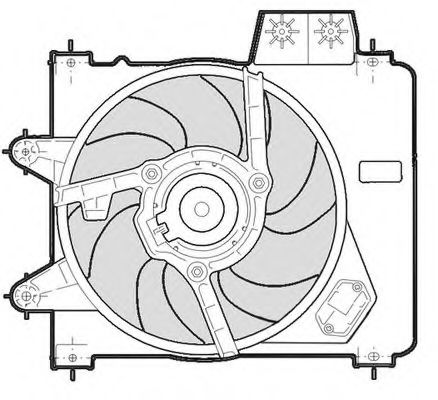 CTR 1209600 Вентилятор системы охлаждения двигателя CTR 