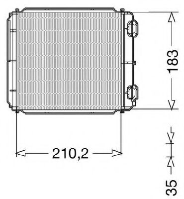 CTR 1228065 Радиатор печки CTR 