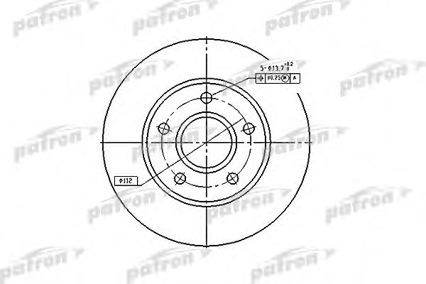 PATRON PBD1647 Тормозные диски для FORD SCORPIO