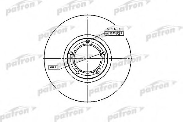 PATRON PBD1653 Тормозные диски PATRON 