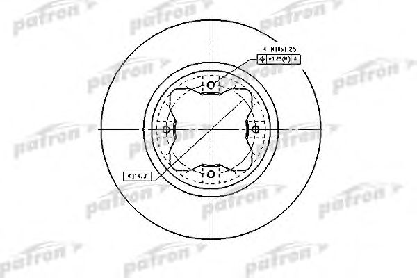 PATRON PBD2024 Тормозные диски для ROVER