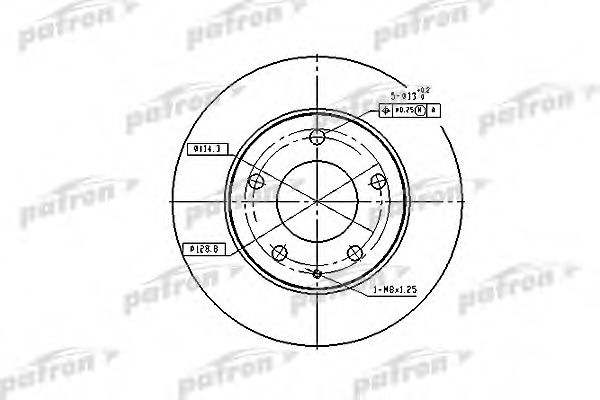 PATRON PBD2704 Тормозные диски для FORD USA