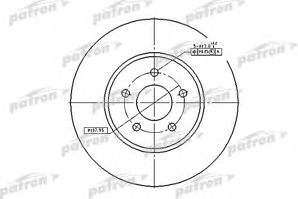 PATRON PBD4147 Тормозные диски PATRON для FORD