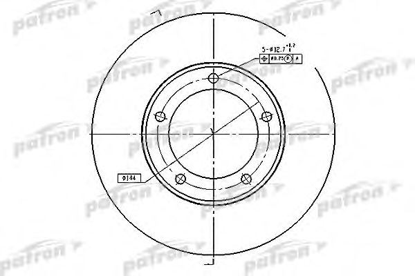 PATRON PBD4506 Тормозные диски для TOYOTA LAND CRUISER