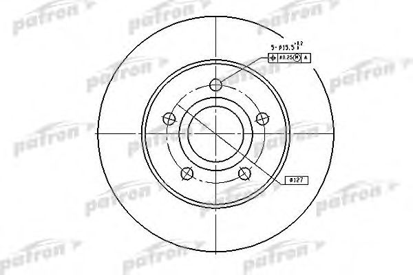 PATRON PBD5118 Тормозные диски PATRON для JEEP