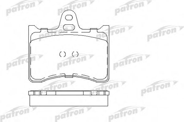PATRON PBP1070 Тормозные колодки для CITROEN
