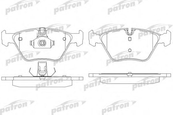 PATRON PBP1073 Тормозные колодки для BMW