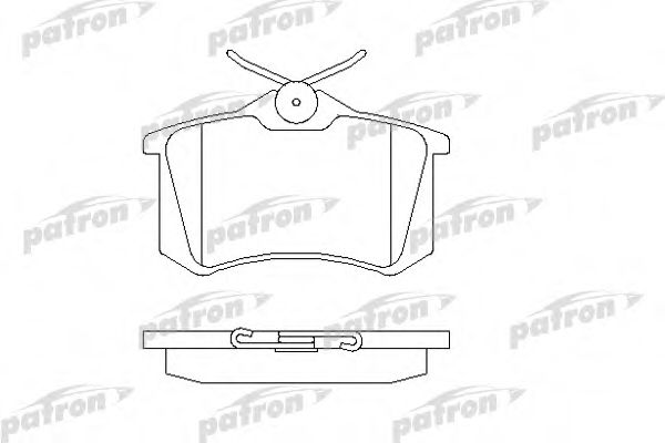 PATRON PBP1083 Тормозные колодки для FIAT