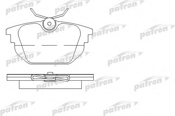 PATRON PBP1113 Тормозные колодки для FIAT TEMPRA