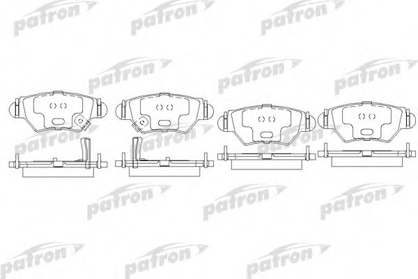PATRON PBP1294 Тормозные колодки для OPEL ASTRA G кабрио (F67)