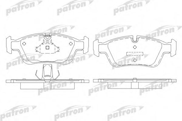 PATRON PBP1300 Тормозные колодки для BMW Z3