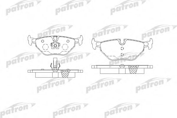 PATRON PBP1301 Тормозные колодки для BMW Z4