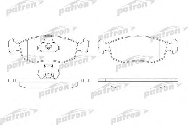 PATRON PBP1376 Тормозные колодки для FIAT DOBLO
