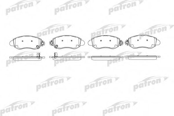 PATRON PBP1381 Тормозные колодки для FORD TRANSIT