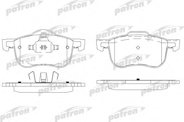 PATRON PBP1382 Тормозные колодки для VOLVO XC70