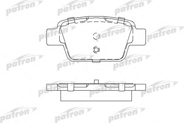 PATRON PBP1469 Тормозные колодки для FIAT