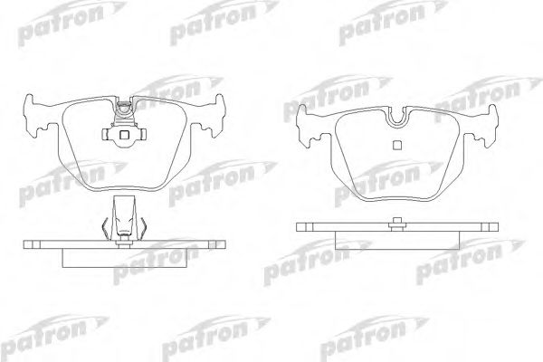 PATRON PBP1483 Тормозные колодки PATRON для BMW 7