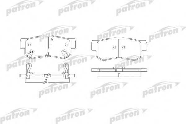 PATRON PBP1606 Тормозные колодки для KIA SPORTAGE