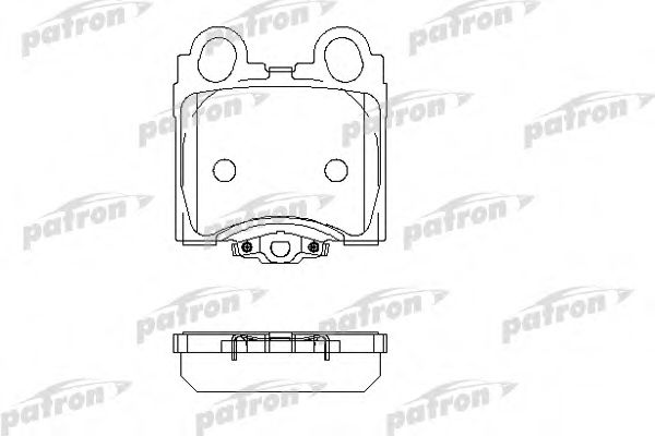 PATRON PBP1610 Тормозные колодки для LEXUS GS
