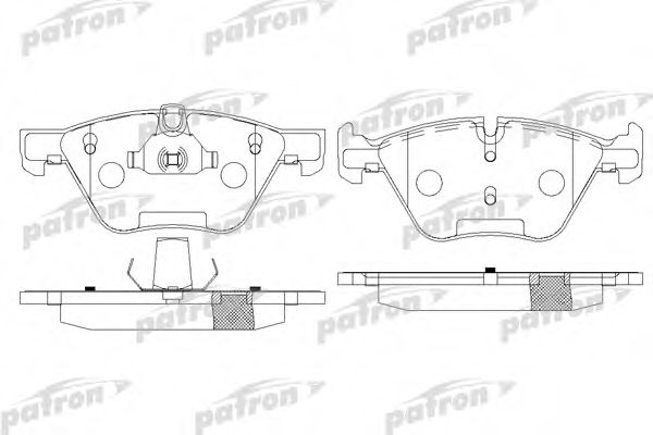 PATRON PBP1773 Тормозные колодки для BMW